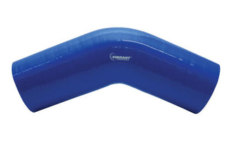 compare product Vibrant 4 Ply Reinforced Silicone Elbow Connector - 2.5in I.D. - 45 deg. Elbow (BLACK)