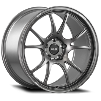 compare product Konig Forged F3S 17X9 5X114.3 ET40 Satin Charcoal Knurled Bead