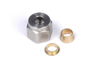 compare product Haltech 1/4in Nut & Brass Ferrule
