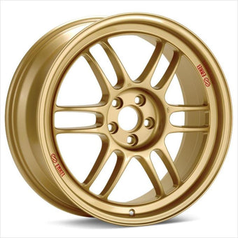 compare product Enkei RPF1 18x9.5 5x114.3 38mm Offset 73mm Bore Gold Wheel *Special Order Minimum Order of 40*