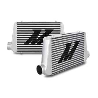 compare product Mishimoto Universal Silver G Line Bar & Plate Intercooler Overall Size: 24.5x11.75x3 Core Size: 17.5