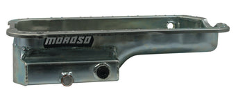 compare product Moroso Honda 2.2/2.3L H Series Road Race Baffled Extra Capacity Steel Oil Pan