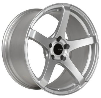 compare product Enkei Kojin 18x9.5 15mm Offset 5x114.3 Bolt Pattern 72.6mm Bore Dia Matte Silver Wheel