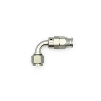 compare product DeatschWerks 6AN Female Swivel 90-Degree Hose End PTFE (Incl. 1 Olive Insert)