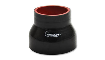 compare product Vibrant 4 Ply Reinforced Silicone Transition Connector - 1.5in I.D. x 2in I.D. x 3in long (BLACK)