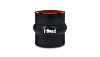 compare product Vibrant 4 Ply Reinforced Silicone Hump Hose Connector - 2.75in I.D. x 3in long (BLACK)