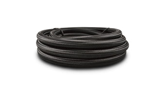 compare product Vibrant -6 AN Black Nylon Braided Flex Hose (20 foot roll)