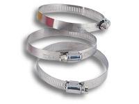 compare product Vibrant S.S. Worm Gear Clamps Pack of 10 - Clamping Range: 4.56in - 5.51in (116mm - 140mm)