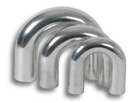 compare product Vibrant 2.5in O.D. Universal Aluminum Tubing (180 degree Bend) - Polished
