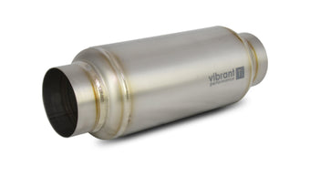 compare product Vibrant Titanium Resonator 3in. Inlet / 3in. Outlet x 12in. Long