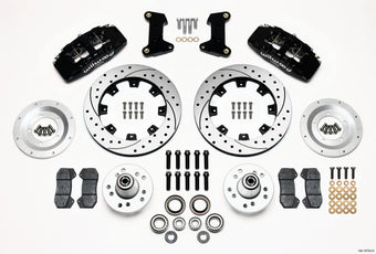 compare product Wilwood Dynapro 6 Front Hub Kit 12.19in Drilled 74-80 Pinto/Mustang II Disc Spindle only