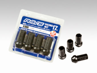 compare product Rays 17 Hex L48 Racing Nut 12x1.5 - Black (4 Pieces)