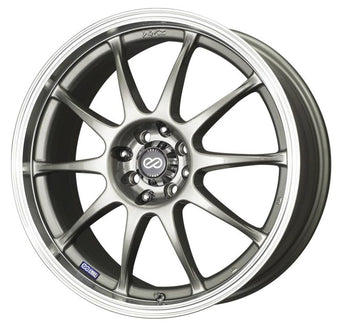 compare product Enkei J10 16x7 4x100/108 42mm Offset 72.62mm Bore Dia Silver w/ Machined Lip Wheel