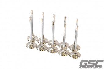 compare product GSC P-D Audi DAZA 33.9mm Head STD 104mm Long Chrome Polished Intake Valve - Set of 10