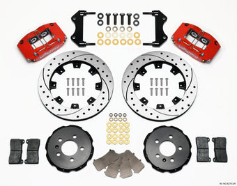 compare product Wilwood Dynapro Radial Front Kit 12.19in Drilled Red 99-03 Jetta IV & Golf IV