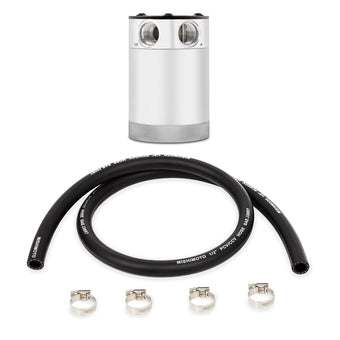 compare product Mishimoto Compact Baffled Oil Catch Can - 2-Port - Polished