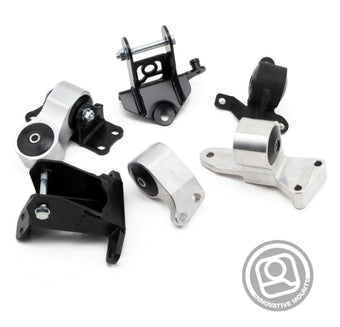 compare product Innovative 06-11 Honda Civic Si K-Series Silver Billet Aluminum Mounts 75A Bushings (Not K24 Trans)