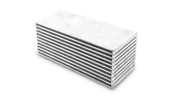 compare product Vibrant 12in W x 5in H x 5in Thick Water to Air Intercooler Core