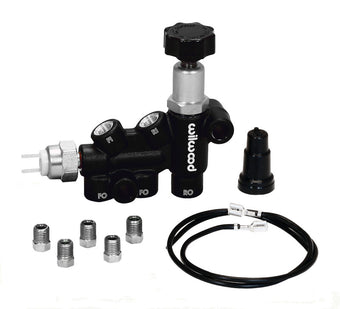 compare product Wilwood Proportioning Valve - Knob Adjust 3/8-24 IF Combo w/ switch