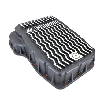 compare product Mishimoto 2007.5 + Ram 6.7L Cummins 68RFE Transmission Pan - Cast - GR