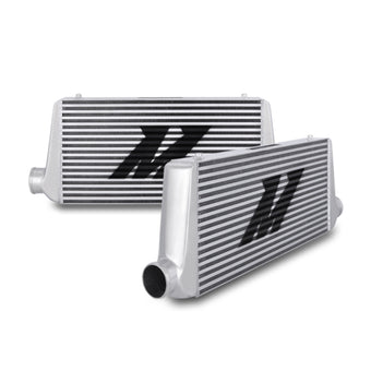 compare product Mishimoto Universal Silver R Line Intercooler Overall Size: 31x12x4 Core Size: 24x12x4 Inlet /Outlet