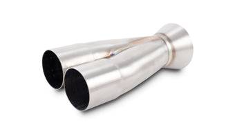 compare product Vibrant 2-1 Merge Collector 2.00in Inlet I.D. x 3.00in Outlet O.D. 8.25in Overall Length