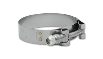 compare product Vibrant SS T-Bolt Clamps Pack of 2 Size Range: 1.75in to 2.10in O.D. For use with 1.5in I.D. coup