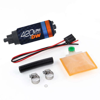 compare product DeatschWerks DW420 Series 420lph In-Tank Fuel Pump w/ Universal Install Kit