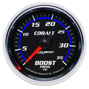 compare product Autometer Cobalt 52mm 0-35 psi Mechanical Boost Gauge