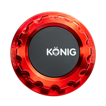 compare product Konig MRK1 Anodized Red Gear Cap w/ Logo