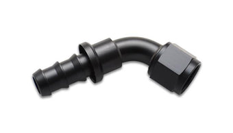 compare product Vibrant Push-On 60 Degree Hose End Elbow Fitting Size -8AN