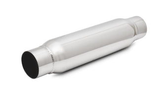 compare product Vibrant SS Resonator (Standard Design) 2.in inlet/outlet x 12in long w/ 3.5in OD resonator body