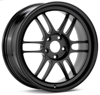 compare product Enkei RPF1 17x9 5x114.3 45mm Offset 73mm Bore Matte Black Wheel  RX8