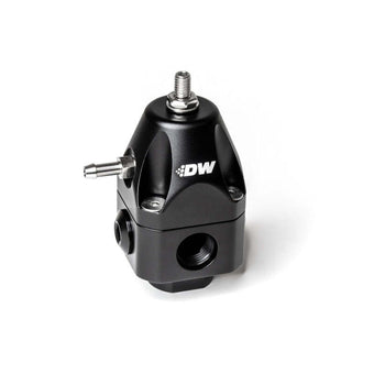 compare product DeatschWerks DWR1000c Adjustable Fuel Pressure Regulator Dual 6AN Inlet and 6AN Outlet - Black
