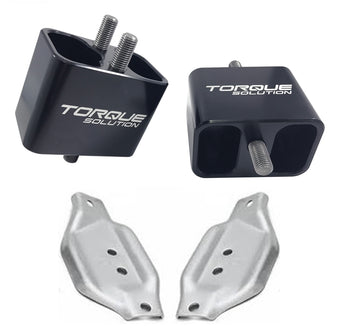 compare product Torque Solution Solid Billet Engine Mounts w/ Mount Plates: 02-14 Subaru WRX / 04-17 STI