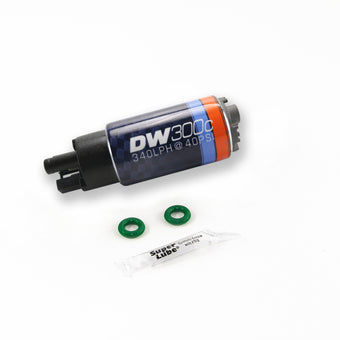 compare product DeatschWerks 340lph DW300C Compact Fuel Pump w/ 02-06 RSX Set Up Kit (w/o Mounting Clips)