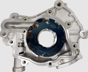 compare product Boundary 2024+ Ford Coyote V8 Billet Dual Rotor Gear Treated Oil Pump Assembly w/ Billet Back Plate