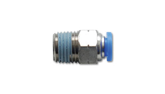 compare product Vibrant Male Straight Fitting for 1/4in OD Tubing (1/16in NPT Thread)