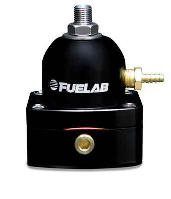 compare product Fuelab 515 EFI Adjustable FPR 25-90 PSI (2) -6AN In (1) -6AN Return - Black