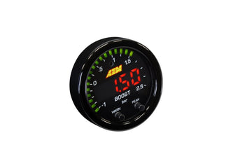 compare product AEM X-Series Boost Pressure -30inHg 35psi Gauge