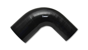 compare product Vibrant 4 Ply Reinforced Silicone 90 degree Transition Elbow - 2.5in I.D. x 2.75in I.D. (BLACK)