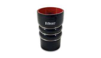 compare product Vibrant Silicone Coupling 4 Ply Aramid CAC Hose 3in x 3.5in Inlet/Outlet - Black