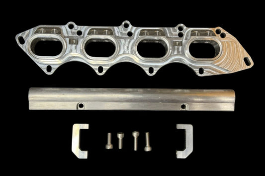Billet B Series Intake Manifold Adapter Flange B16 B18 8 Injector 4 Injector DIY
