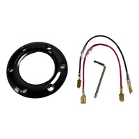 Heartbreak Lightweight Flat Racing Billet 6-Bolt Steering Wheel Black Alcantara Quadro