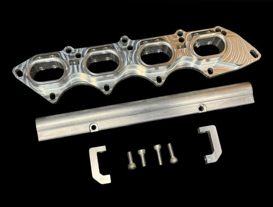 Billet B Series Intake Manifold Adapter Flange B16 B18 8 Injector 4 Injector DIY