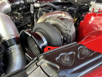 Torque Solution Billet Turbo Velocity Stack Shield For 4in Inlet - Black