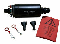 380LPH Fuel Pump External Inline For Bosch 044 AEM Check Valve 10AN 8AN