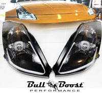 LED Headlamps For 2003-2005 NISSAN 350Z Z33 Fairlady [HID D2S Model] 8 Pin Headlights