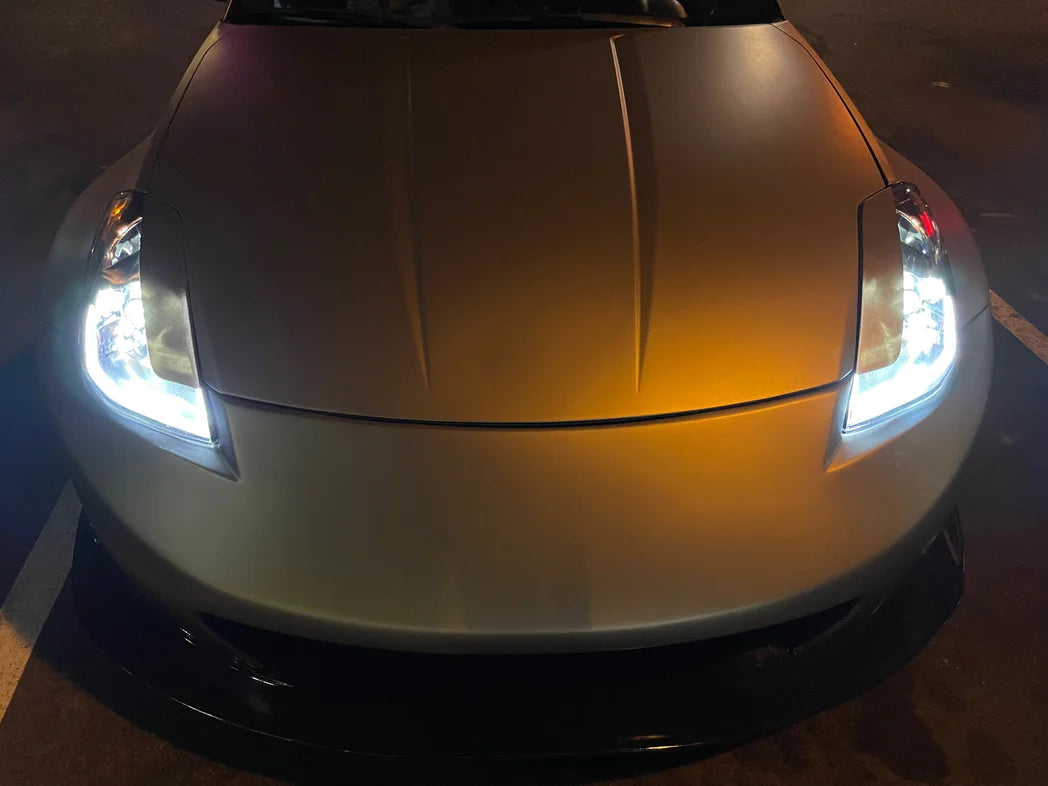 LED Headlamps For 2003-2005 NISSAN 350Z Z33 Fairlady [HID D2S Model] 8 Pin Headlights