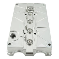 Billet B Series Vented Valve Cover Baffle B16 B18 AN10 For Honda Acura DOHC Vtec